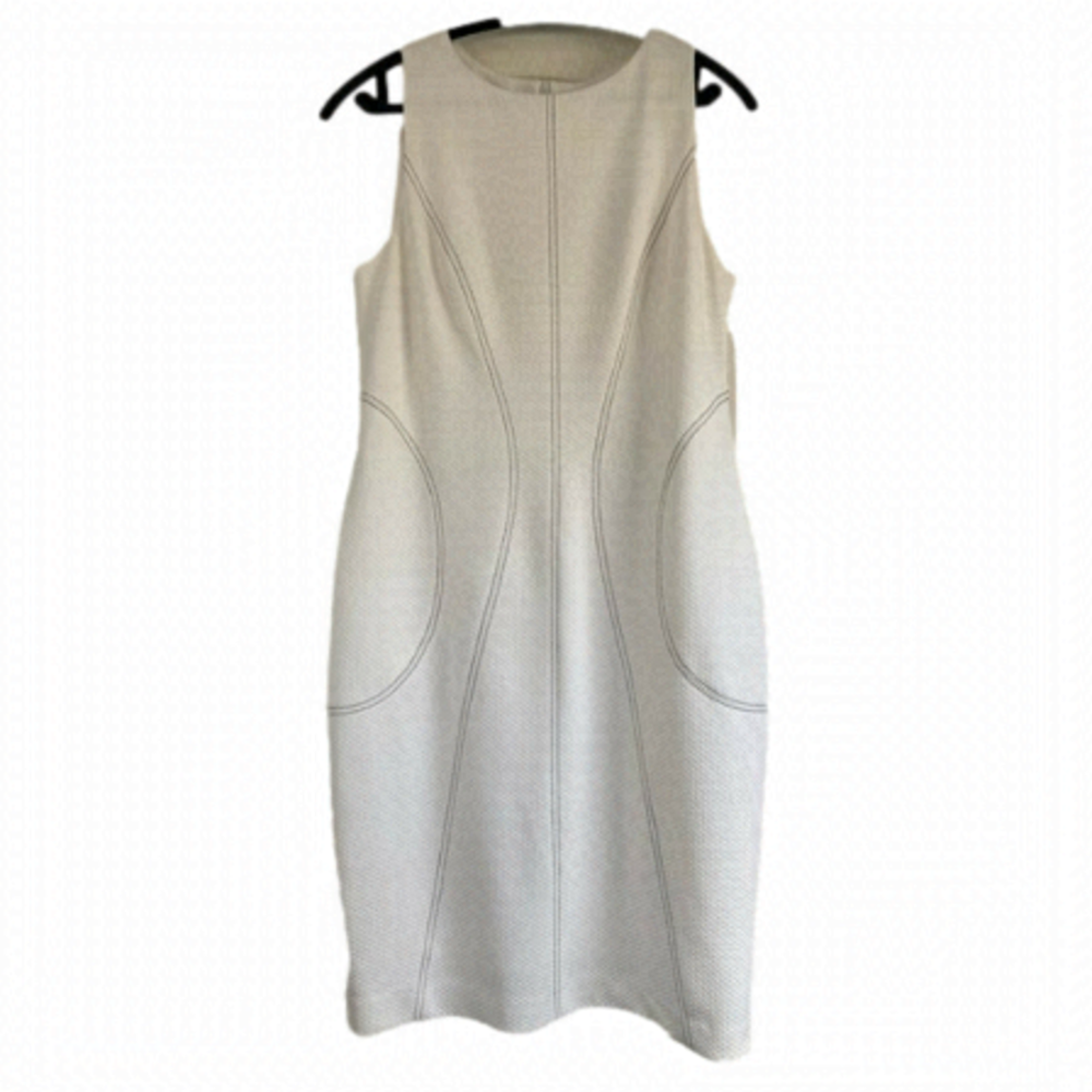 Joseph Ribkoff vintage cream dress. Size 12